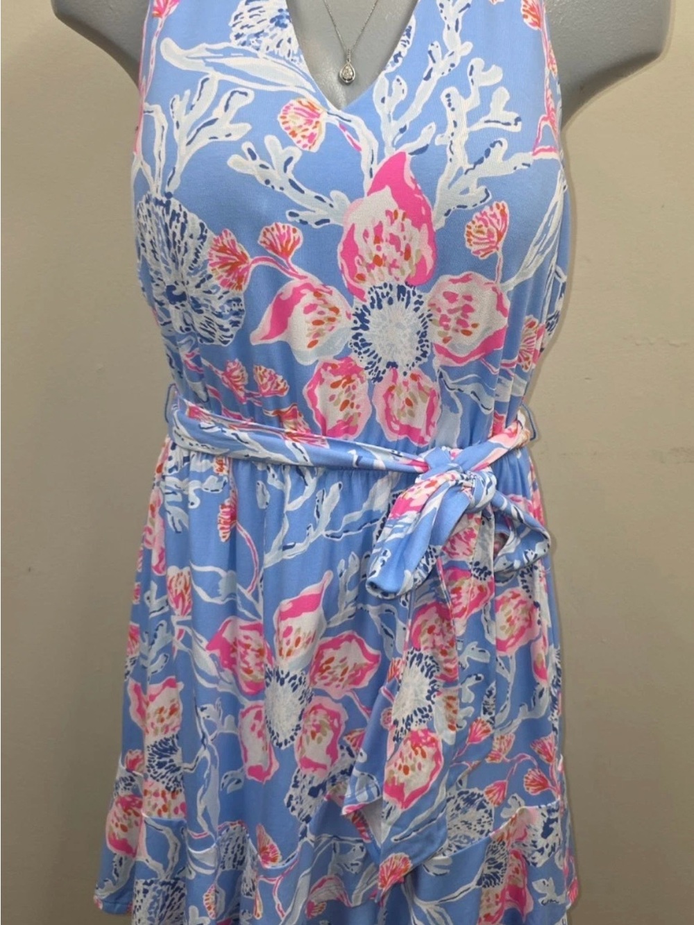 NWT! Lilly Pulitzer Bohemian Rhapsody Halter Skirted Romper 🌺